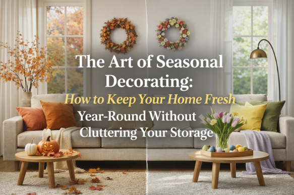 The Art of Seasonal Decorating: How to Keep Your Home Fresh Year-Round Without Cluttering Your Storage